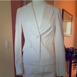 NWT Bebe white pants suit size 6